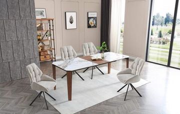 стул Lok с подлокотниками мягкий вращающийся