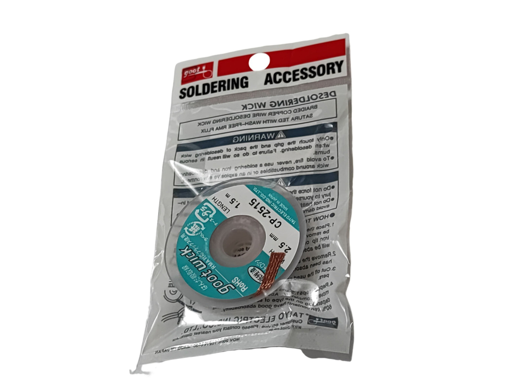 Оплетка для удаления припоя CP-2515 Goot Wick