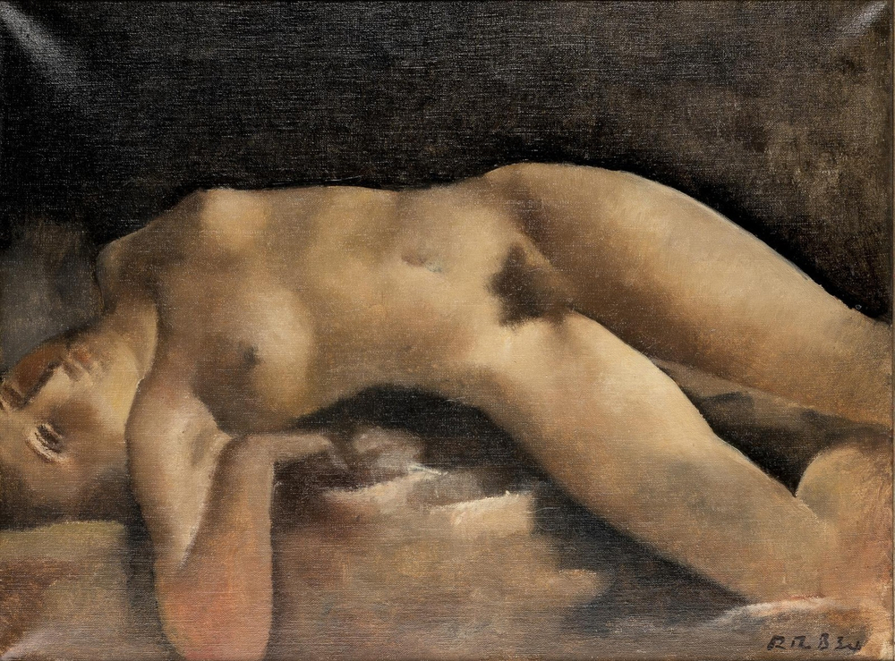 Рудольф-Теофил Босхард. 1934. Большая обнаженная (Grand nu couche). 46 х 61. Холст, масло. Частное собрание.