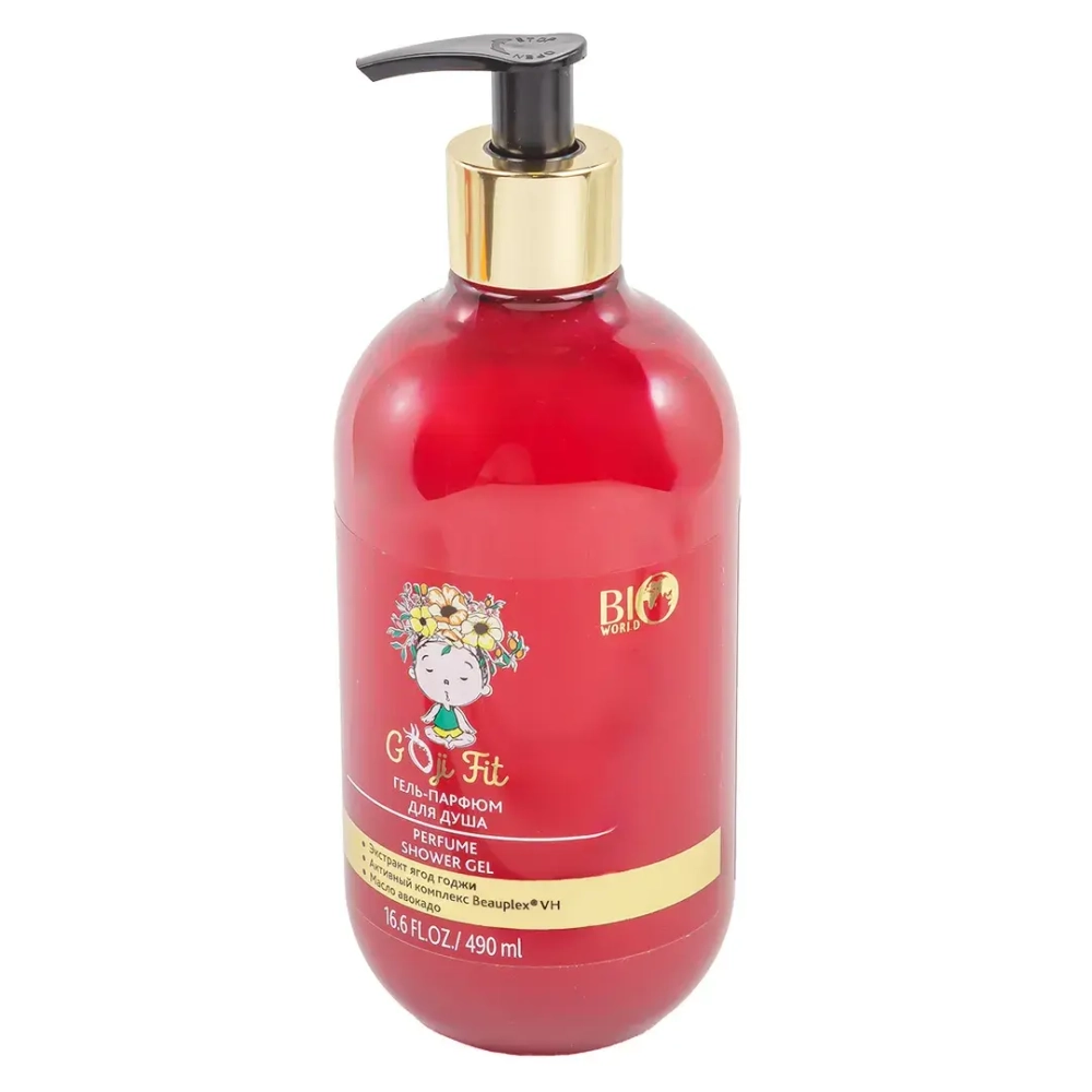 (Goji Fit) Гель-парфюм для душа, 490 мл La and Te Kit##Bio World BW-2964