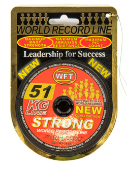 Шнур плетёный WFT KG STRONG Green 300/032