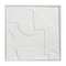 Панно декоративное с эффектом 3d minimalism, с белой рамой, 60х60 см