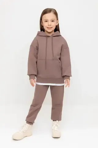 брюки  для девочки  КР 400731/капучино к515