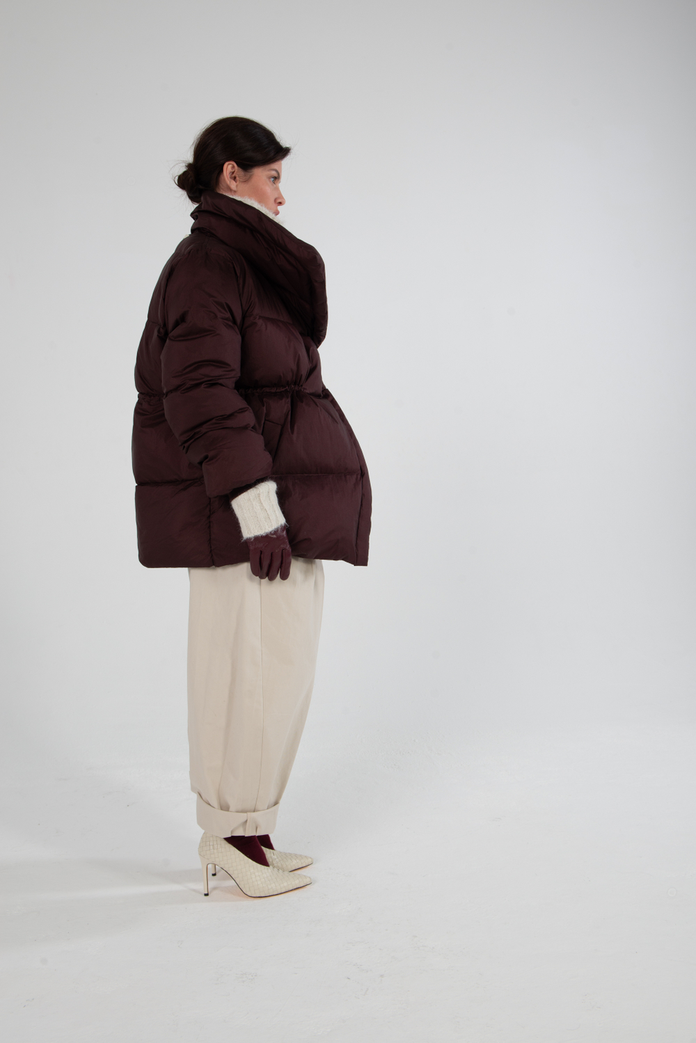 Пуховик на резинке REY