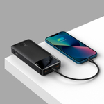 Внешний аккумулятор Baseus Bipow Digital Display Power Bank C+2U 20000mAh 20W - Black