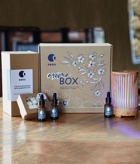 Подарочный набор Aroma Box Wood, Sens