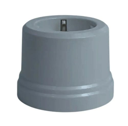 Розетка пластиковая ретро Серая EDISEL ВASIC KBS-05