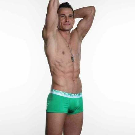 Мужские трусы боксеры Emporio Armani Green Boxer