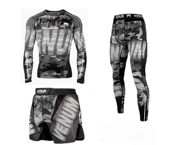 Комплект компрессионной одежды, серый, VENUM