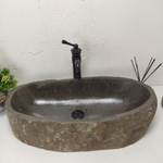 Раковина из речного камня RS-61908 (73*35*16)