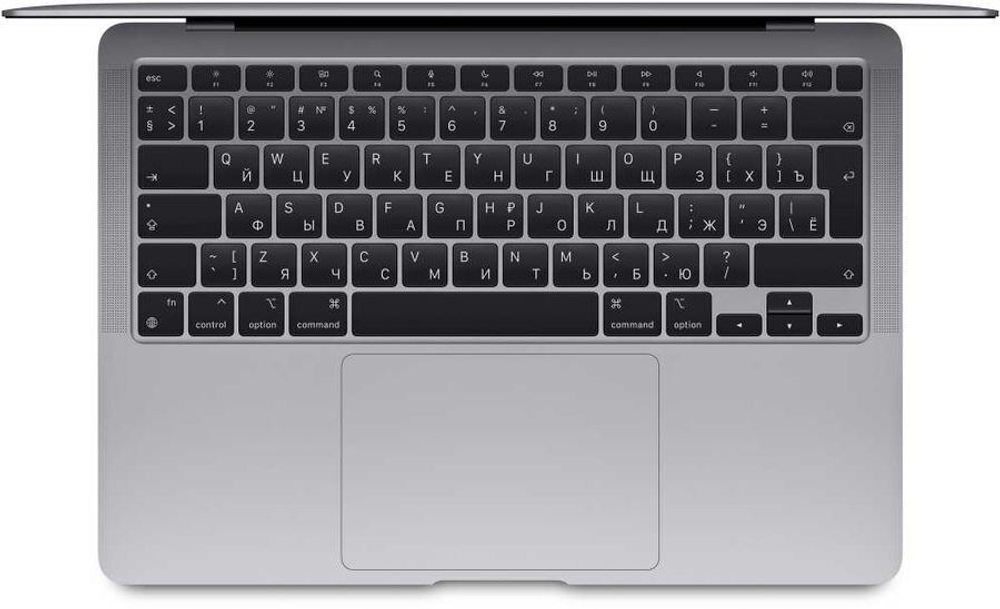 Ноутбук Apple MacBook Air 13 Late 2020 13.3" 2560x1600 (QHD)/ Apple Apple M1, 3200 МГц/ 8 Гб DDR-4/ 2 Тб SSD/ Apple M1 7-core/ Wi-Fi, Bluetooth, Cam/ Mac OS/ серый Z1240004L