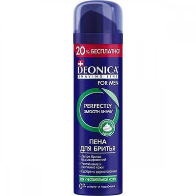 DEONICA FOR MEN пена д/бритья 240мл. в ас-те