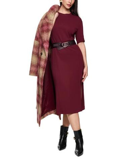 Marc Cain Платье из вискозы с разрезом