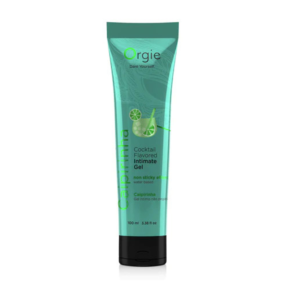 Съедобный интимный гель Orgie Lube Tube Cocktail Caipirinha, 100 мл