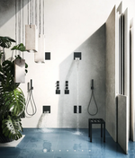 Излив Gessi Cascata, 200х200 мм, каскадный, для смесителя удаленного управления, цвет Matte Black