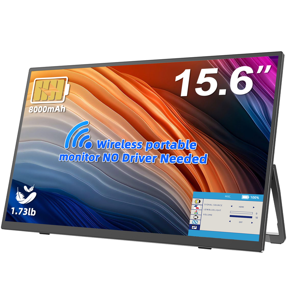 15.6" Портативный игровой монитор с встроенной батареей UPERFECT UFree J16 1920x1080, 60 Гц, IPS