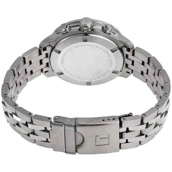 Tissot T055.417.11.047.00 мужские часы Tissot PRC 200 Chronograph на стальном браслете