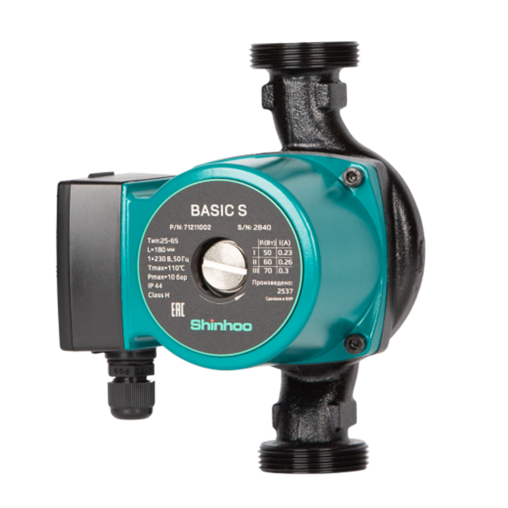 Циркуляционный насос BASIC S, Shinhoo