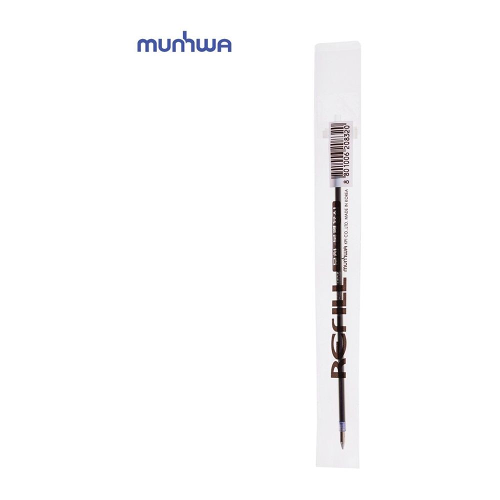 Набор Ручка шариковая MunHwa MC Gold синяя, 0.5мм, грип, 1 шт + стержень 12шт. 0.5мм