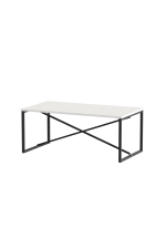 Журнальный столик HERMES 100х55 - белый