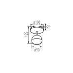 Cпоты потолочные GALOBA EL-1OxGU10 W