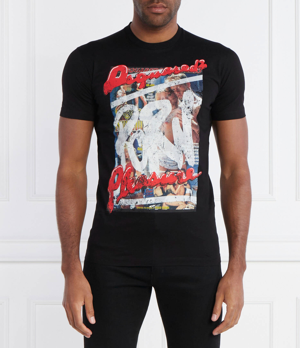 Футболка DSQUARED2 X ROCCO Dsquared2 - черный(S71GD1407 S23009)