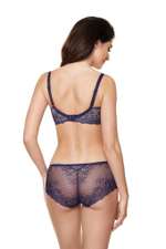 Трусики-шорты Scarlet из кружевного полотна (Размер: 42) (Цвет: темно-синий)