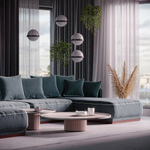 3-х местный нераскладной диван с кушеткой SOHO 809/824