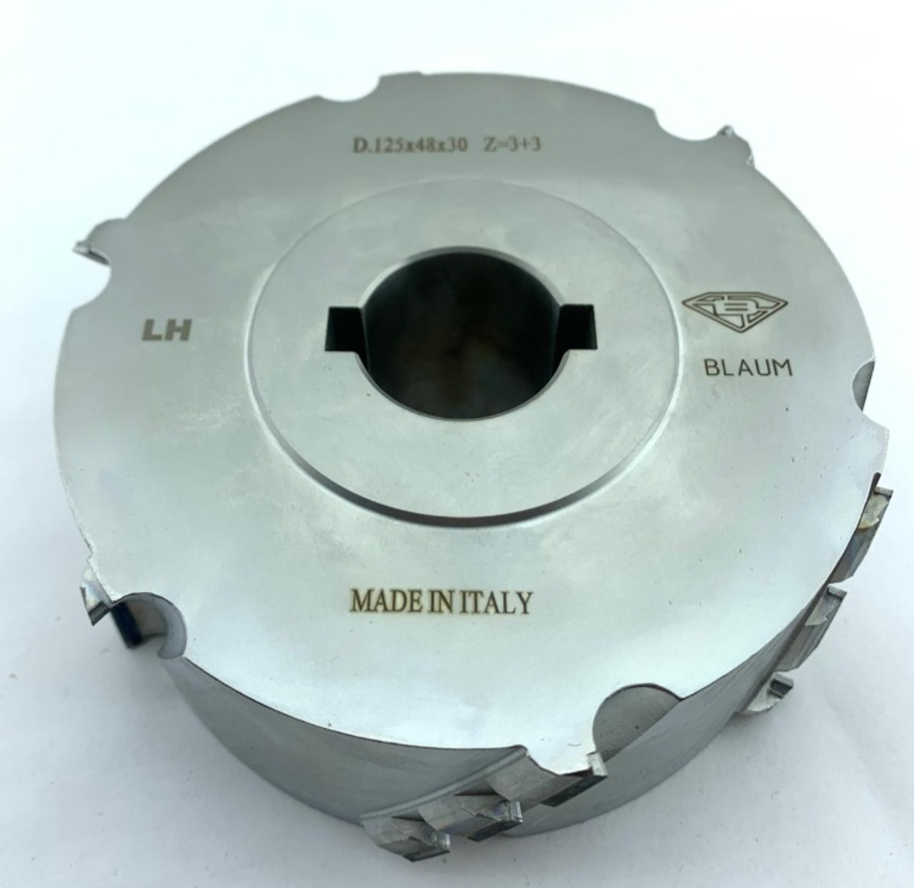 PCD фреза D.125x48x30+DKN Z=3+3 H=3 LH + RH для Filato, KDT, Homag, Biesse