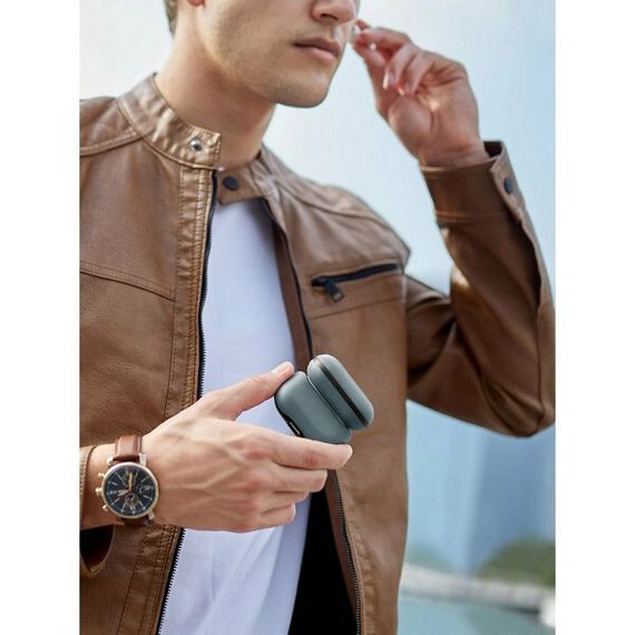 Чехол Uniq Lyden DS для AirPods Pro 2 синий/черный (AIRPODSPRO2-LDSWBLUBLK)