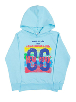 Толстовка для мальчиков с начёсом "New York" SM110 р.116 Голубой