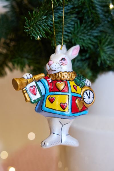 Керамическая елочная игрушка 