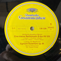 Винтажная виниловая пластинка LP Сборник Классическомй Музыки Berliner Philharmoniker Radio Symphonie Orchester Berlin, Ferenc Fricsay Моцарт, Бетховен, Сметана, Лист (Германия 1977)