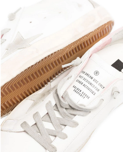 Кеды Golden Goose 'Superstar' Distressed lace-up trainers
