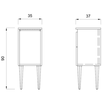 Тумба STYLING CABINET 90
