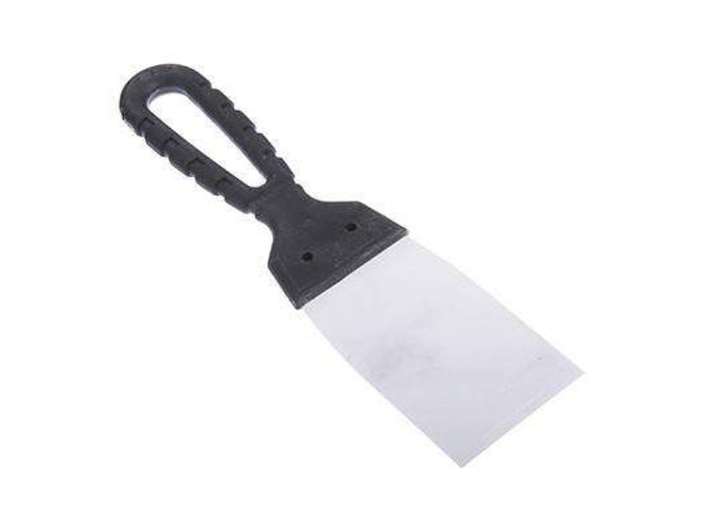 Шпатель металл (нерж) пластиковая ручка  60 мм РОКОТ