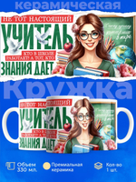 Кружка ТМ Ларец, подарок учителю, 330мл, 1шт
