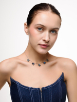 Чокер "Amour" с лабрадором Silver