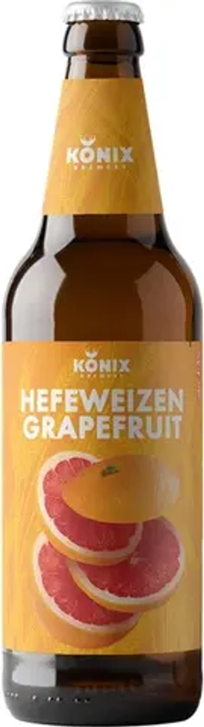 Пиво Коникс Хефевайцен Грейпфрут / Konix Brewery Hefeweizen Grapefruit 0.45 - стекло