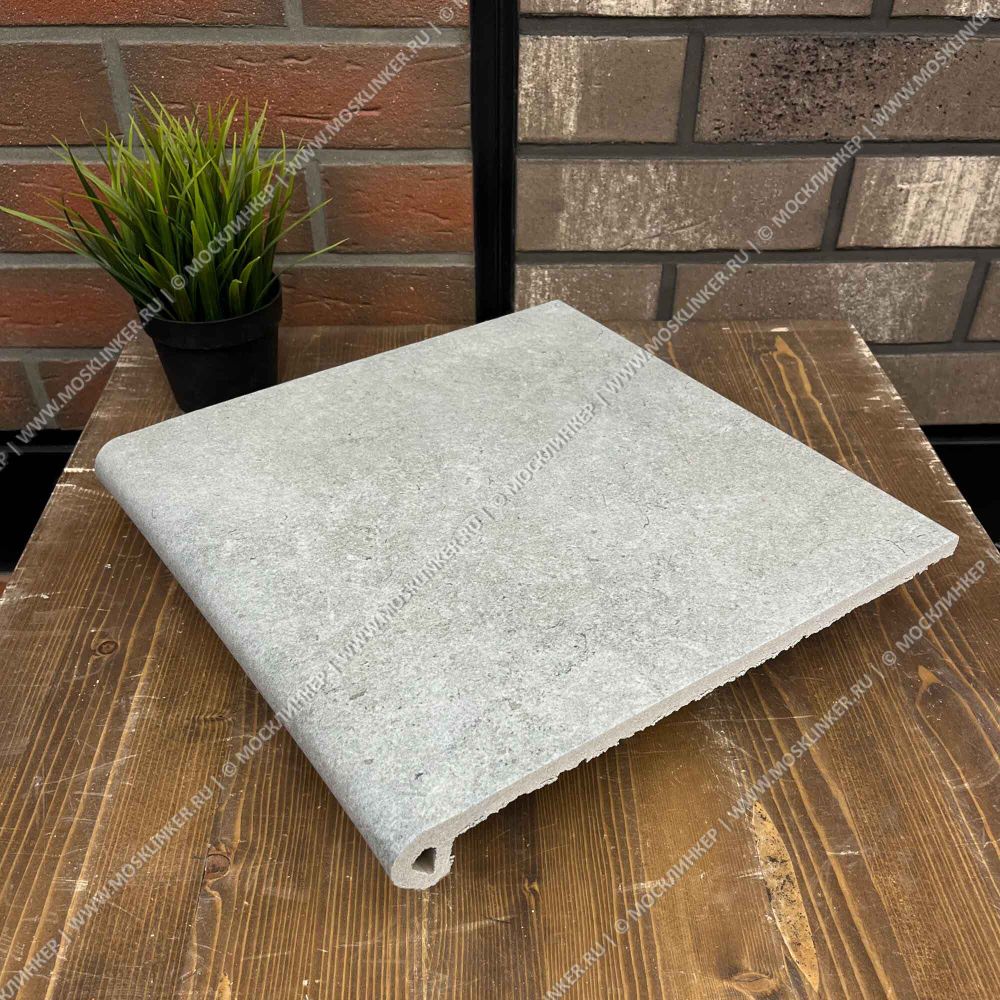 Exagres - Provenza Grigio - ступень-флорентинер, C3/R12 Anti-slip, 330x330x40 мм