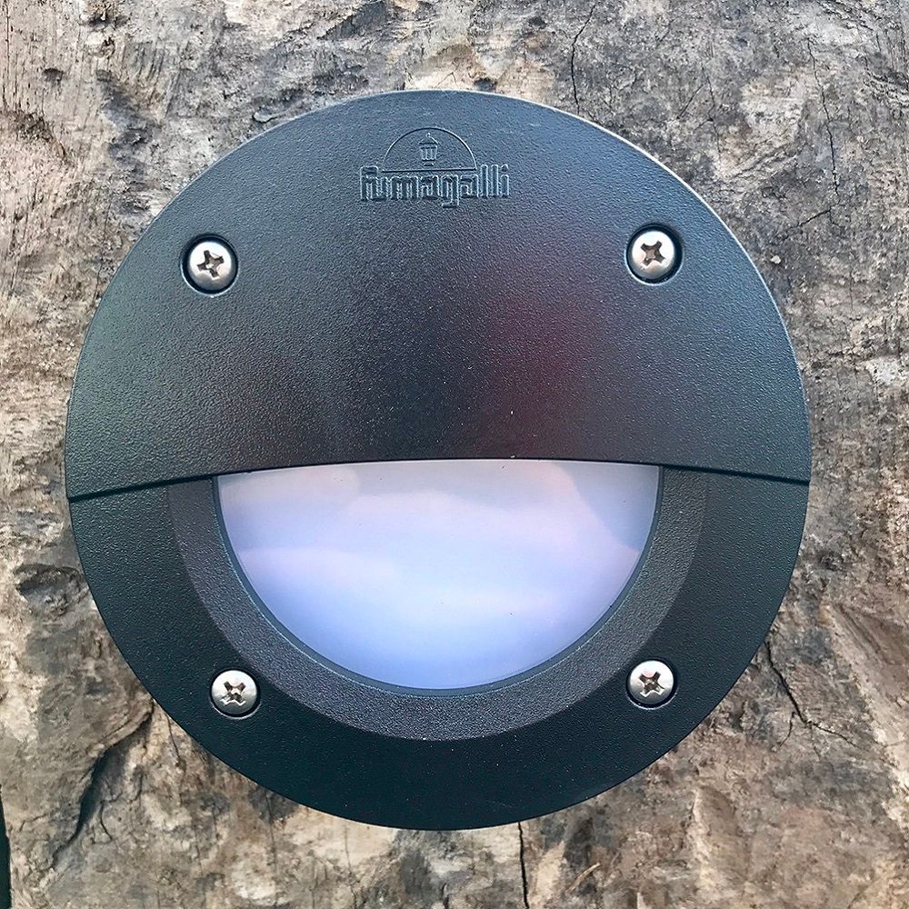 Светильник для подсветки лестниц встраиваемый FUMAGALLI LETI 100 Round-EL 2C3.000.000.AYG1L