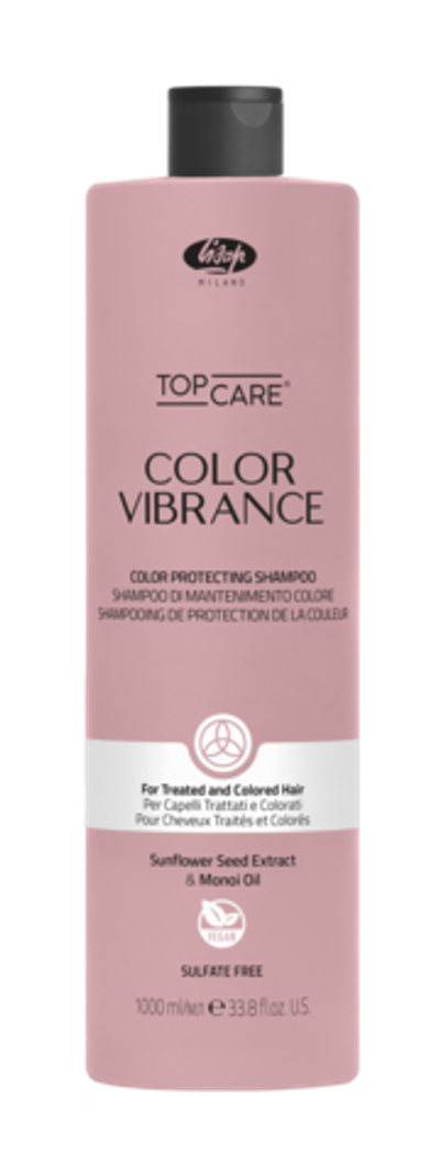 Шампунь для сохранения цвета для окрашенных волос - Lisap Color protecting shampoo 1000 мл