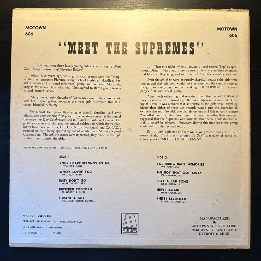 The Supremes- Meet The Supremes (США 1964г.)