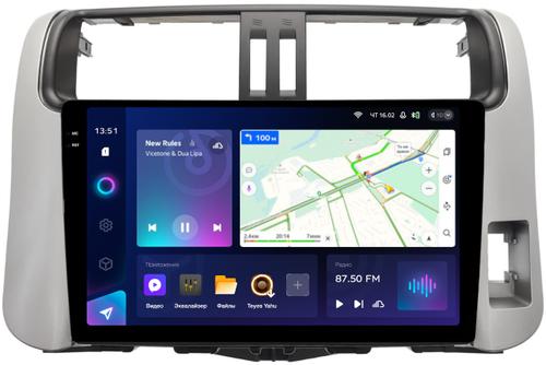 Магнитола для Toyota Land Cruiser Prado 150 2009-2013 (правый руль) - Teyes CC3-2K QLed Android 10, Быстрая, SIM-слот, CarPlay