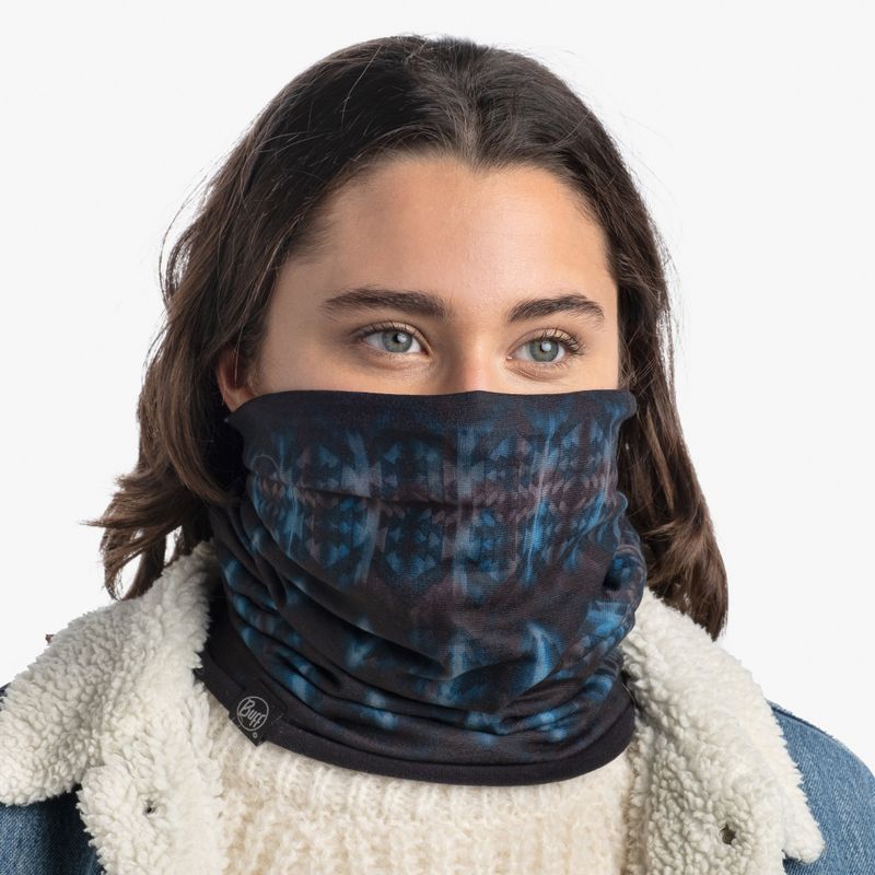Шарф-труба с флисом двухсторонний Buff Polar Reversible Rowis Night Blue Фото 2
