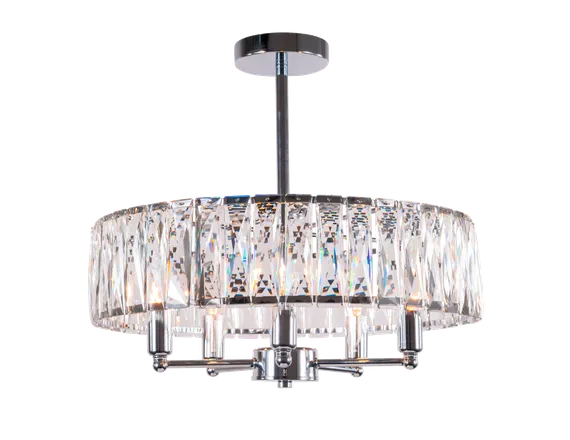 2432R/5A CHR+CL (1) Люстра NW