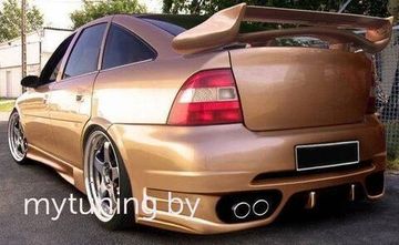 Задний бампер F60 на Opel Vectra B