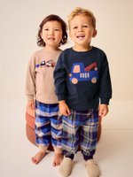 Пижама для мальчика Next K98-571, 2 шт., Тмено-синий, Бежевый