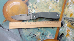 Складной нож Shokuroff knives M2101-90 мм ELMAX изумруд (шок лок)