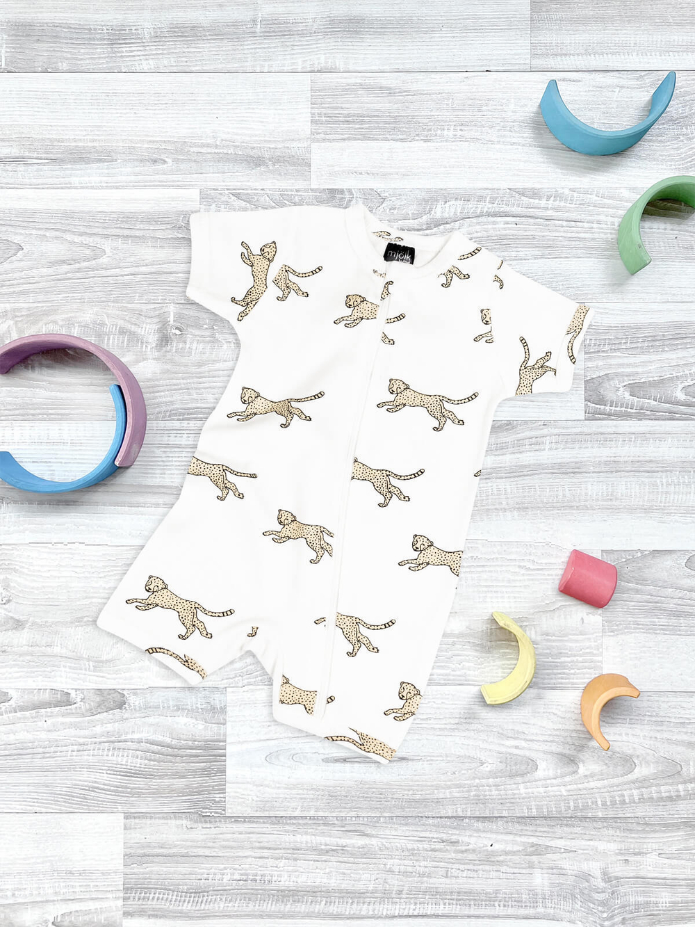 Песочник Mjölk Sleep and Play Гепарды